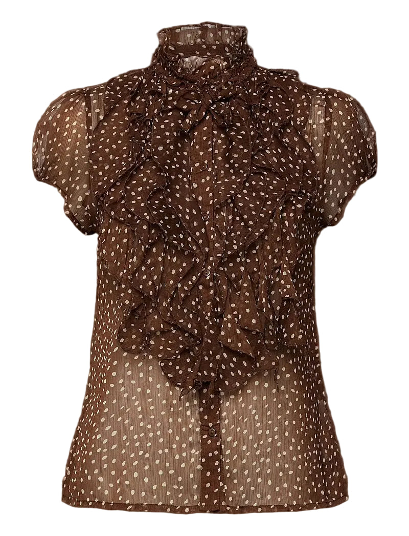 Saint Tropez LiljaSZ Crinkle Short-Sleeve Shirt