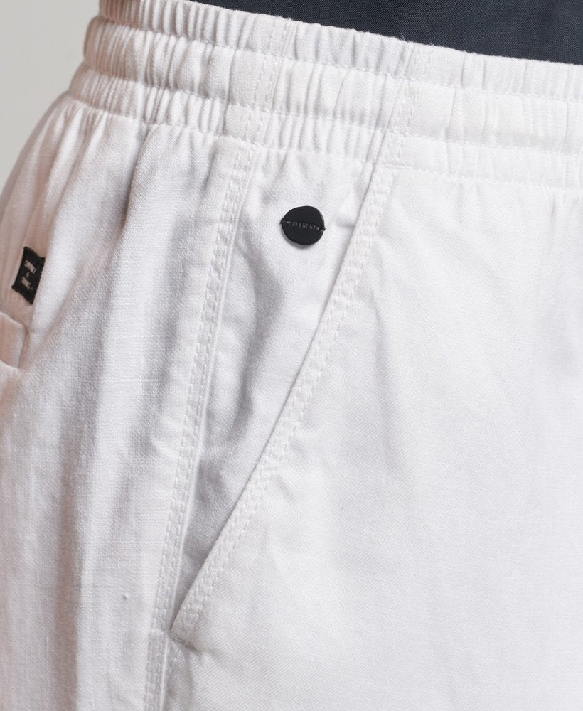 Superdry Studios Canvas Joggers – White