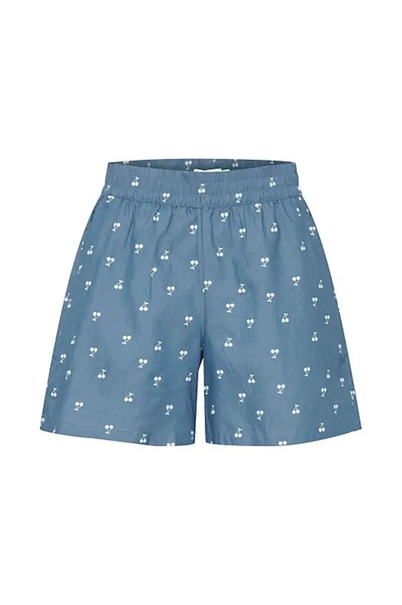 b.young Hege Shorts Mid Blue Denim